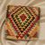 Afgánsky obliečka na vankúš Kilim 45x45 ručne tkaný vankúš