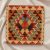 Afgánsky obliečka na vankúš Kilim 45x45 ručne tkaný vankúš