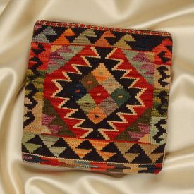   Afgánsky obliečka na vankúš Kilim 45x45 ručne tkaný vankúš