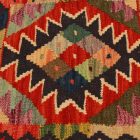 Afgánsky obliečka na vankúš Kilim 45x45 ručne tkaný vankúš