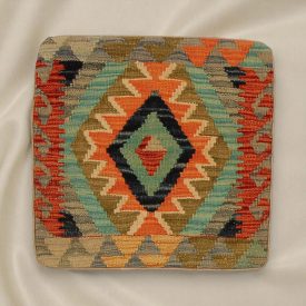   Afgánsky obliečka na vankúš Kilim 45x45 ručne tkaný vankúš