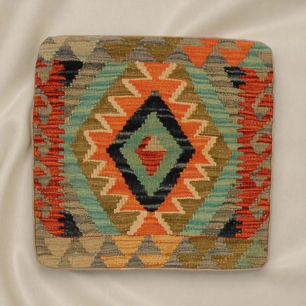 Afgánsky obliečka na vankúš Kilim 45x45 ručne tkaný vankúš
