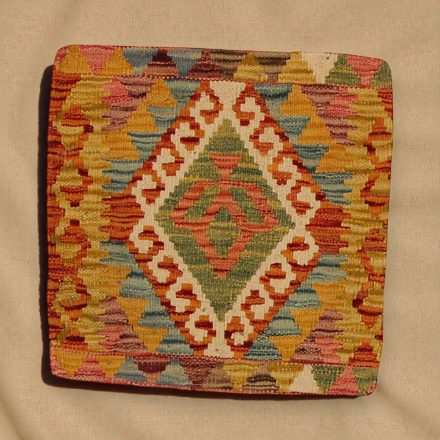 Afgánsky obliečka na vankúš Kilim 45x45 ručne tkaný vankúš
