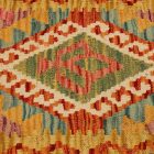 Afgánsky obliečka na vankúš Kilim 45x45 ručne tkaný vankúš
