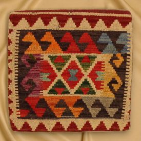   Dekoračný vankúš Kilim 45x45 ručne tkaný obliečka na vankúš