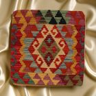 Ručne tkaný dekoračný vankúš 45x45 Obliečka na vankúš Kilim