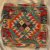Ručne tkaný dekoračný vankúš 45x45 Obliečka na vankúš Kilim