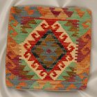 Ručne tkaný dekoračný vankúš 45x45 Obliečka na vankúš Kilim