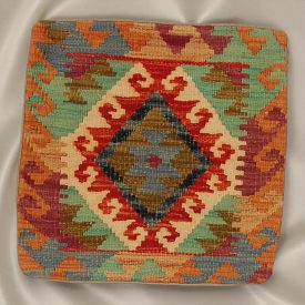   Ručne tkaný dekoračný vankúš 45x45 Obliečka na vankúš Kilim
