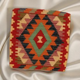   Ručne tkaný dekoračný vankúš 45x45 Obliečka na vankúš Kilim
