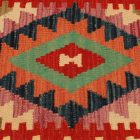 Ručne tkaný dekoračný vankúš 45x45 Obliečka na vankúš Kilim