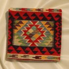 Ručne tkaný dekoračný vankúš 45x45 Obliečka na vankúš Kilim