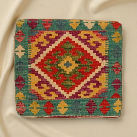 Ručne tkaný obliečka na vankúš Kilim 45x45 afganský dekoračný vankúš