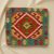 Ručne tkaný obliečka na vankúš Kilim 45x45 afganský dekoračný vankúš