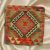 Ručne tkaný obliečka na vankúš Kilim 45x45 afganský dekoračný vankúš