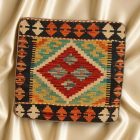 Ručne tkaný obliečka na vankúš Kilim 45x45 afganský dekoračný vankúš