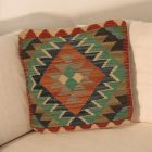Afgánsky obliečka na vankúš Kilim 45x45 ručne tkaný vankúš