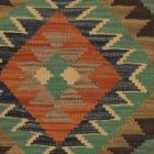 Afgánsky obliečka na vankúš Kilim 45x45 ručne tkaný vankúš