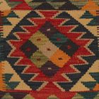 Afgánsky obliečka na vankúš Kilim 45x45 ručne tkaný vankúš