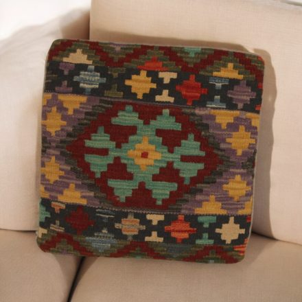 Afgánsky obliečka na vankúš Kilim 45x45 ručne tkaný vankúš