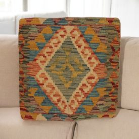 Ručne tkaný vankúš 45x45 Kilim poťah na vankúš