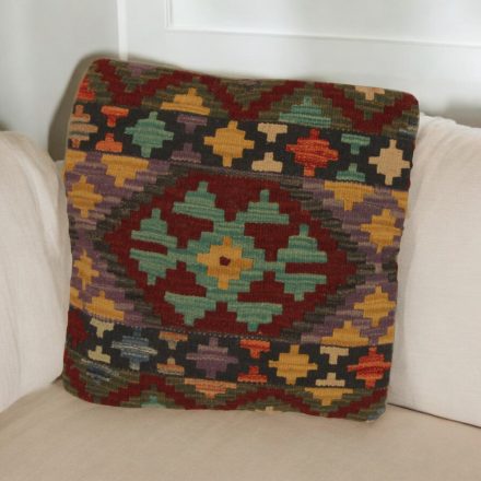 Ručne tkaný dekoračný vankúš 45x45 Obliečka na vankúš Kilim
