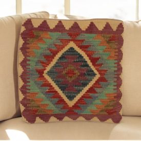   Ručne tkaný obliečka na vankúš Kilim 45x45 afganský dekoračný vankúš