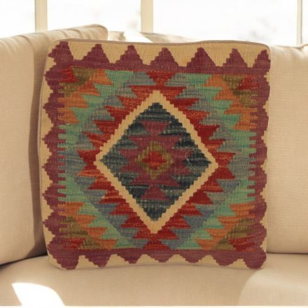 Ručne tkaný obliečka na vankúš Kilim 45x45 afganský dekoračný vankúš