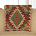 Ručne tkaný obliečka na vankúš Kilim 45x45 afganský dekoračný vankúš