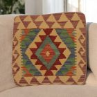 Ručne tkaný obliečka na vankúš Kilim 45x45 afganský dekoračný vankúš
