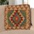 Ručne tkaný obliečka na vankúš Kilim 45x45 afganský dekoračný vankúš