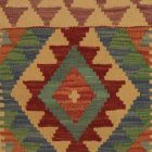 Ručne tkaný obliečka na vankúš Kilim 45x45 afganský dekoračný vankúš