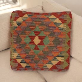 Ručne tkaný vankúš 45x45 Obliečka na vankúš Kilim