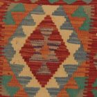 Ručne tkaný obliečka na vankúš Kilim 45x45 afganský dekoračný vankúš