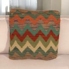 Ručne tkaný obliečka na vankúš Kilim 45x45 afganský dekoračný vankúš