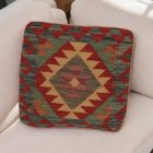 Ručne tkaný vankúš 45x45 Obliečka na vankúš Kilim