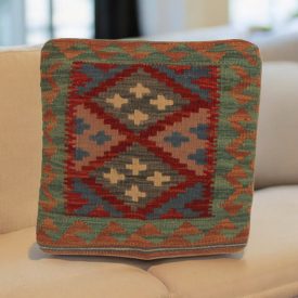 Ručne tkaný vankúš 45x45 Obliečka na vankúš Kilim
