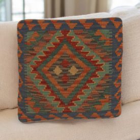 Ručne tkaný vankúš 45x45 Obliečka na vankúš Kilim