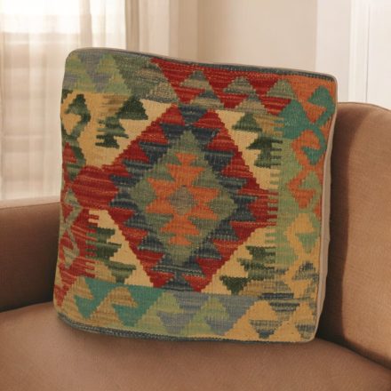 Ručne tkaná obliečka na vankúš 45x45 Kilimový dekoračný vankúš
