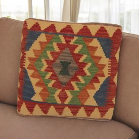   Ručne tkaná obliečka na vankúš 45x45 Kilimový dekoračný vankúš
