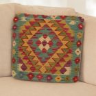 Ručne tkaný vankúš 45x45 Kilim poťah na vankúš