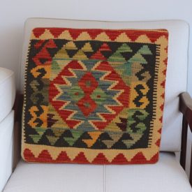  Dekoračný vankúš Kilim 45x45 ručne tkaný obliečka na vankúš