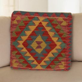   Dekoračný vankúš Kilim 45x45 ručne tkaný obliečka na vankúš