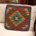 Dekoračný vankúš Kilim 45x45 ručne tkaný obliečka na vankúš