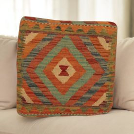   Dekoračný vankúš Kilim 45x45 ručne tkaný obliečka na vankúš