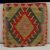 Vankúš Kilim 45x45 ručne tkaná obliečka na vankúš