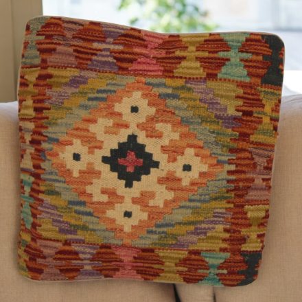Vankúš Kilim 45x45 ručne tkaná obliečka na vankúš