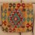 Obliečka na vankúš Kilim 45x45 ručne tkaný vankúš