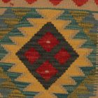 Obliečka na vankúš Kilim 45x45 ručne tkaný vankúš