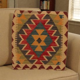 Obliečka na vankúš Kilim 45x45 ručne tkaný vankúš